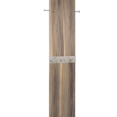 Haku porte-manteaux en bois de noyer marron pour le mur 192cm