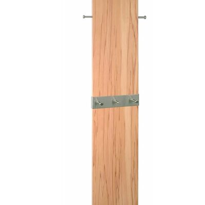 Haku light brown wooden coat racks for on the wall 192cm