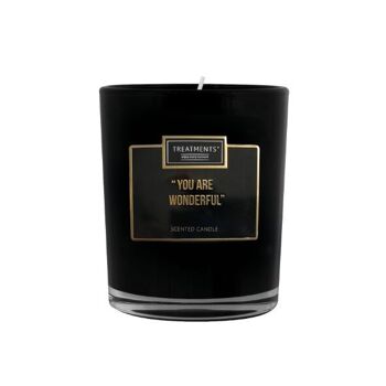 Treatments® - TSC05 - Bougie parfumée - Vous êtes merveilleux - 280 grammes