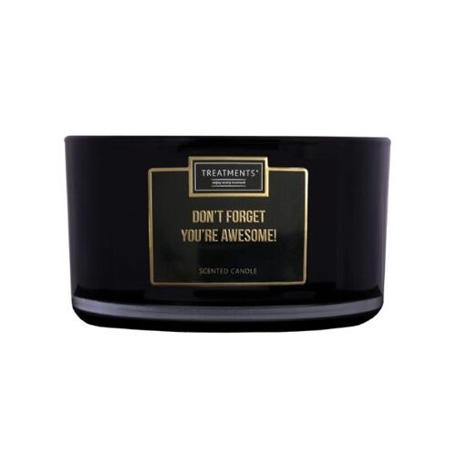 Treatments® - TSC07 - Scented candle XL - Don't forget you are awesome! - 600 grams