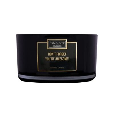 Treatments® - TSC07 - Scented candle XL - Don't forget you are awesome! - 600 grams
