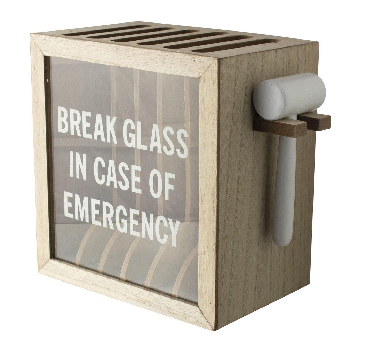 Casseforti per smartphone in legno Gusta con martello