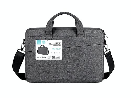 TECHANCY Laptop Sleeve Bag 14.1/15.4 Inch Carrying Case, 360° Protective Computer Bag Compatible with Lenovo Asus Acer Dell Hp Notebook with Shoulder Strap for Men Women,Waterproof