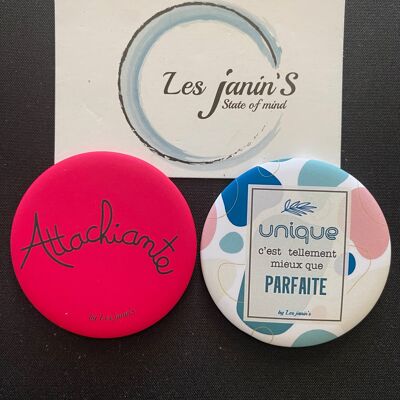 2 Imanes 56mm "Attachiante/Unique.."