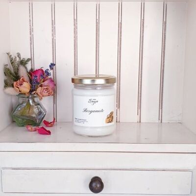 Bergamot scented candle 200grs