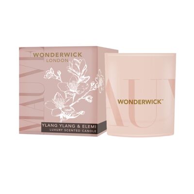 WONDERWICK London - Bougie en verre Mauve-Ylang Ylang & Elemi 30cl