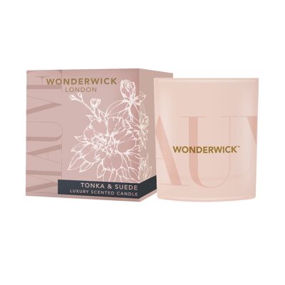 Wonderwick London - Mauve - Tonka & Suede Scented Glass Candle