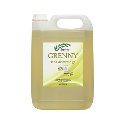 GRENNY - Gel vaisselle mains concentré, 5L