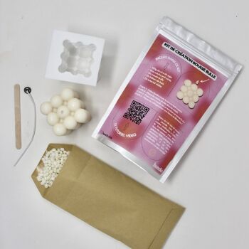 KIT de création Bougie Bulle DIY 2