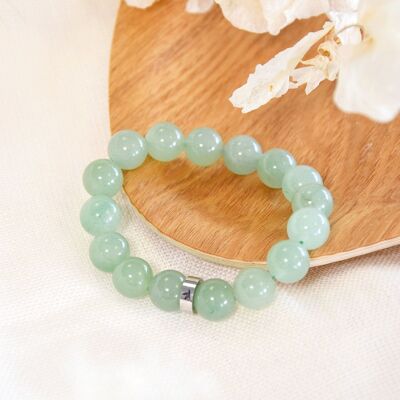 Green Aventurine bracelet Round beads 12 mm