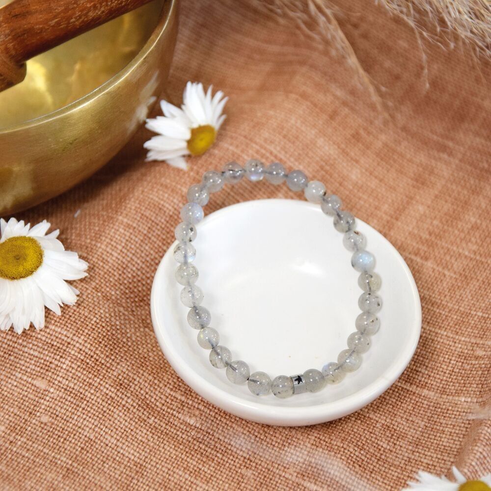 Bracelet Labradorite Perles rondes 6 mm