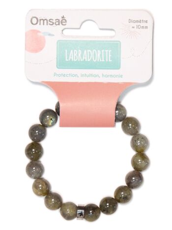 Bracelet Labradorite Perles rondes 10 mm 3