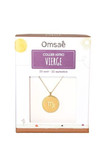 Collier Signe astrologique Vierge 5