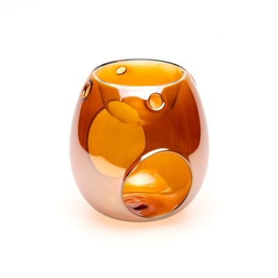 Glass Wax Melt Burner - Amber