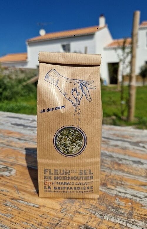 Fleur de Sel de Noirmoutier, Ail des Ours 250gr