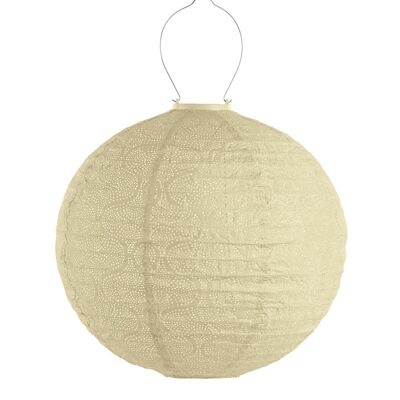 Lanterna solare Lumiz Fiore rotonda - 40cm - Giallo