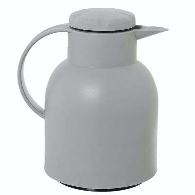 WHITE THERMO JUG POLYPROPYLENE/GLASS 1L BPA FREE _20X15X23CM LL562