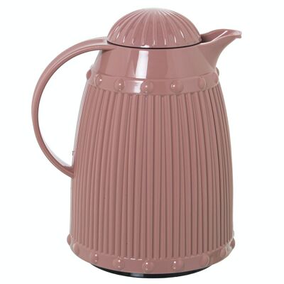 PINK POLYPROPYLENE GLASS THERMO JUG 1L, BPA FREE _19X16X24CM LL571