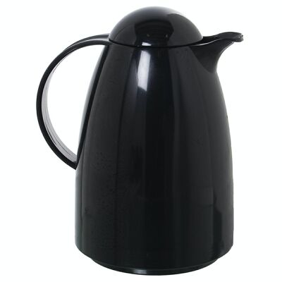 JARRA TERMO NEGRO POLIPROPILENO VIDRIO 1L, LIBRE DE BPA _19X16X24CM LL575