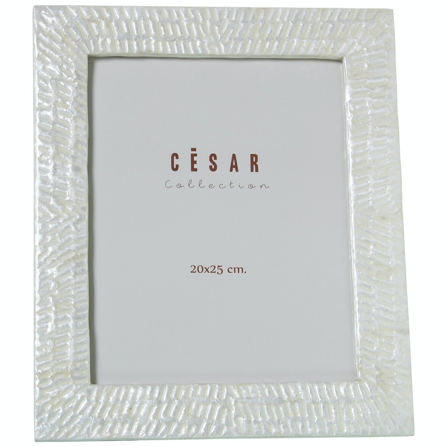 PERLMUTT-FOTOHALTER 20X25CM NATÜRLICHES RELIEF _EXT:27X32X1CM LL37609
