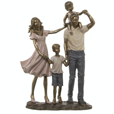 FIGURINE RÉSINE FAMILLE 20X9X29CM LL50399