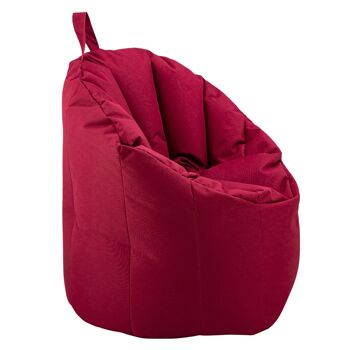 Ensemble pouf ø 70 H 80 cm avec tabouret fauteuil fauteuil de relaxation fauteuil de jeu Big Bamba indéformable 7