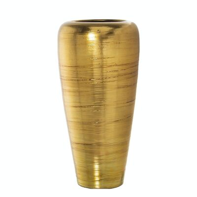 KERAMIKVASE 71CM GOLD _°35X71CM LL60851