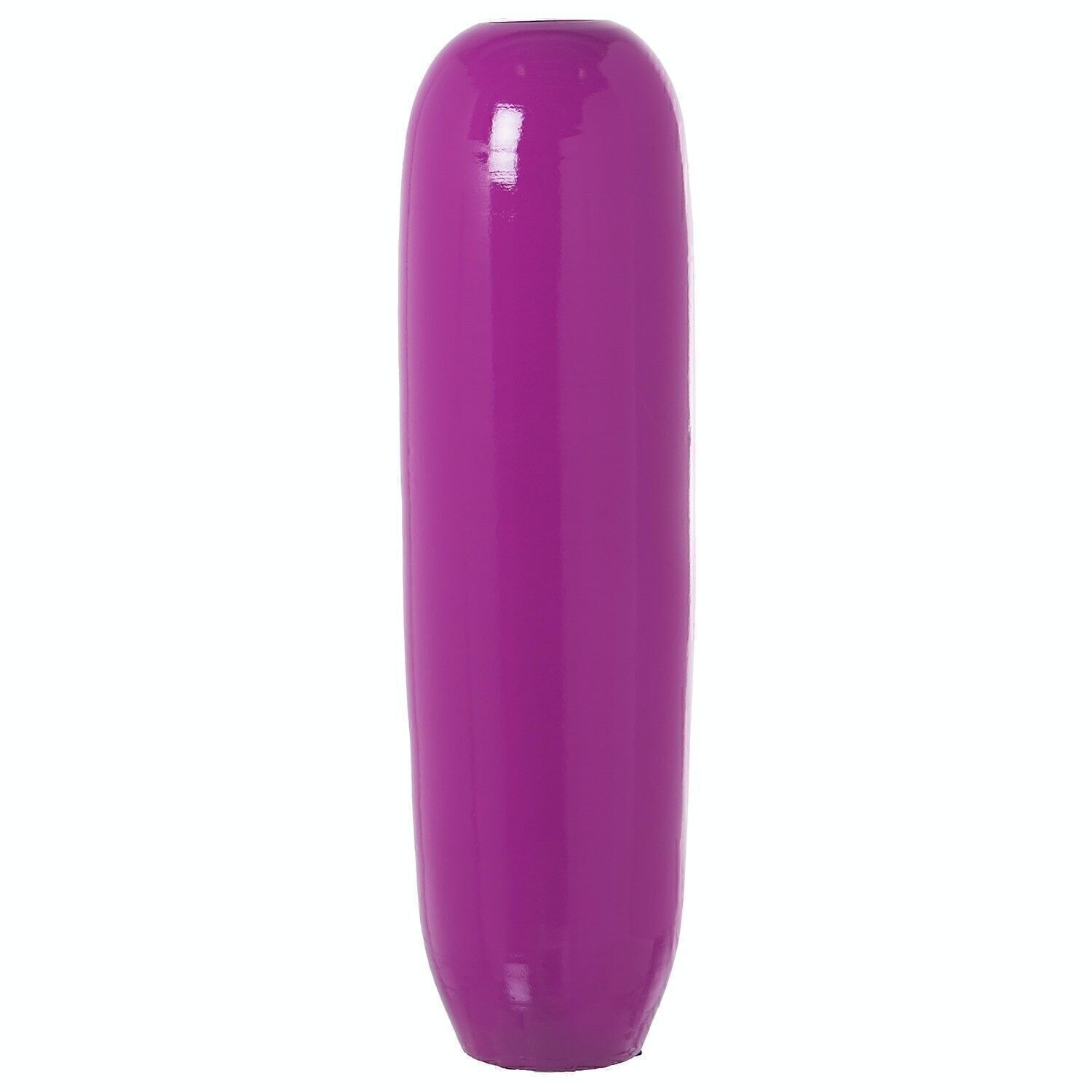KERAMIKVASE 80CM GLÄNZEND VIOLET _°21X80CM, MUND:°9CM LL60890