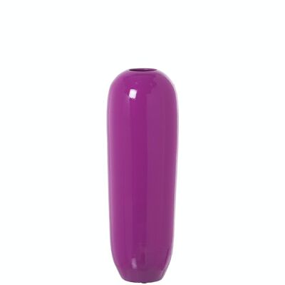 VASE CÉRAMIQUE 60CM VIOLET BRILLANT _°19X60CM, BOUCHE:°8CM LL60892