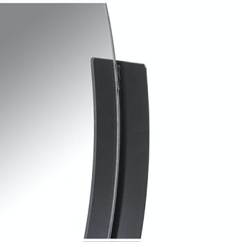 MIROIR MÉTAL NOIR °75X4CM, BORD INFÉRIEUR:3CM LL71808 5