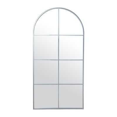 MIROIR EN MÉTAL ARGENT 80X160CM. _80X3X160, INT:77X157CM LL71833