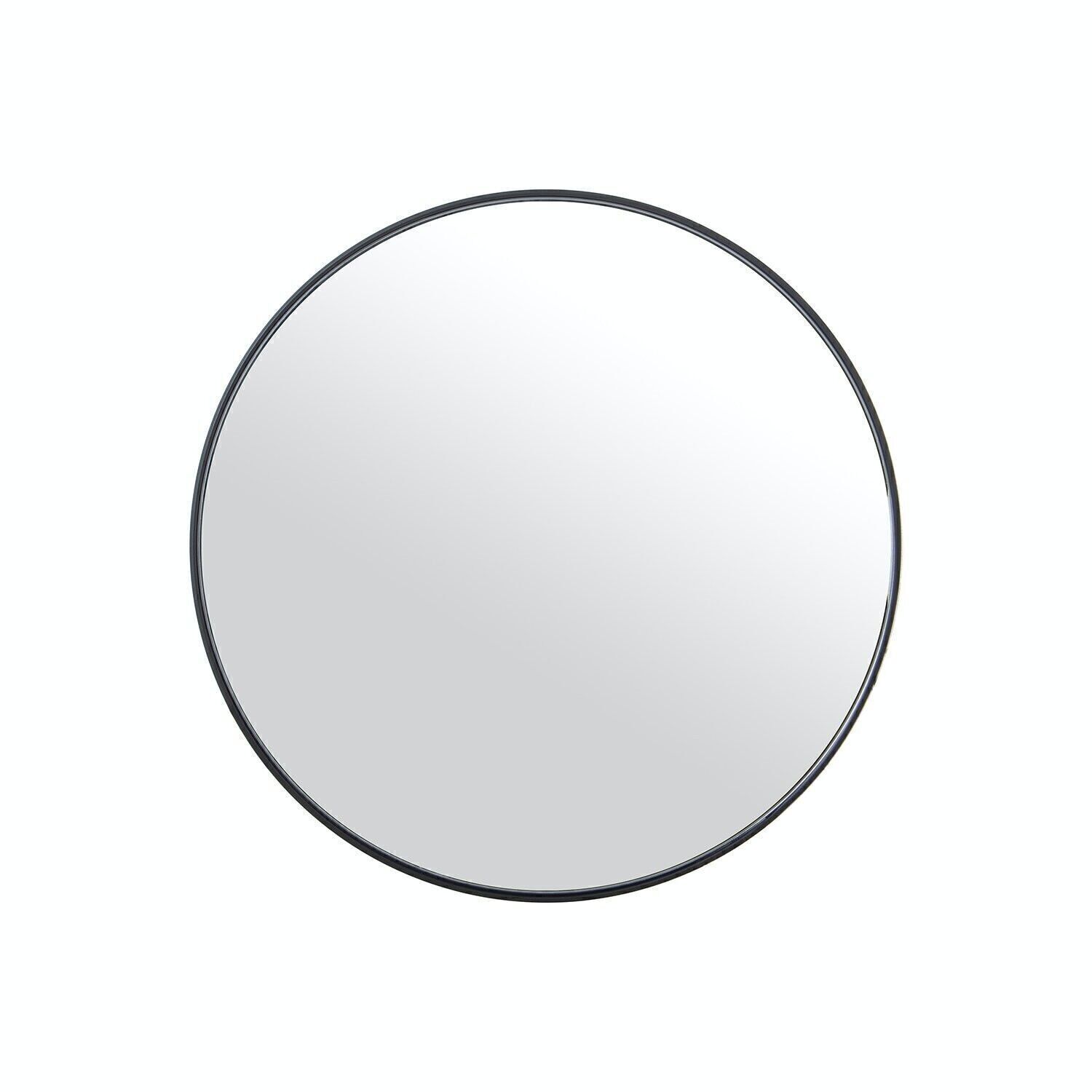 RUNDER METALLSPIEGEL ø60CM SCHWARZ _°60X1,5CM, INNEN:°59CM LL71834