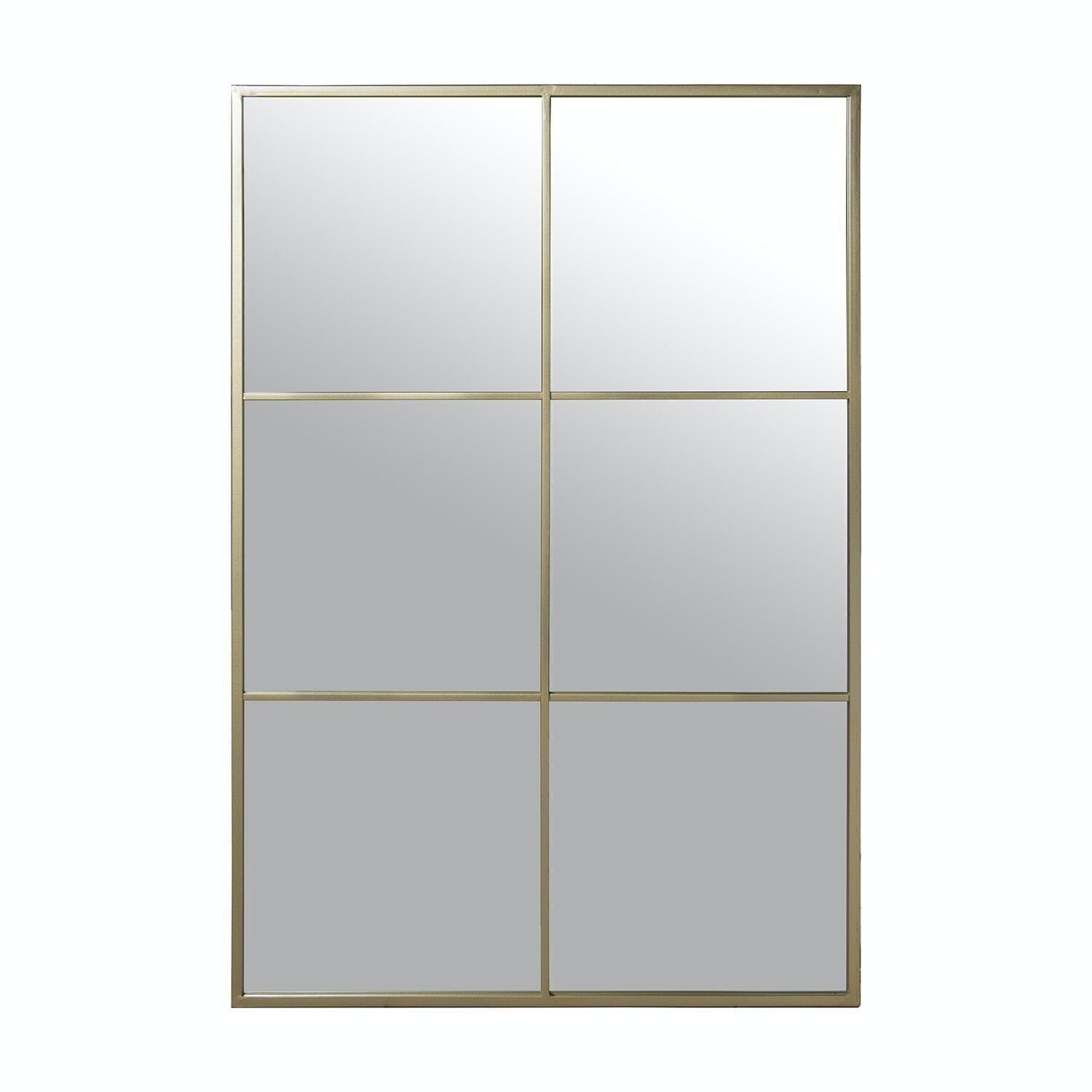 GOLDENER METALLSPIEGEL 80X120 CM.FENSTER _80X2X120CM LL71855