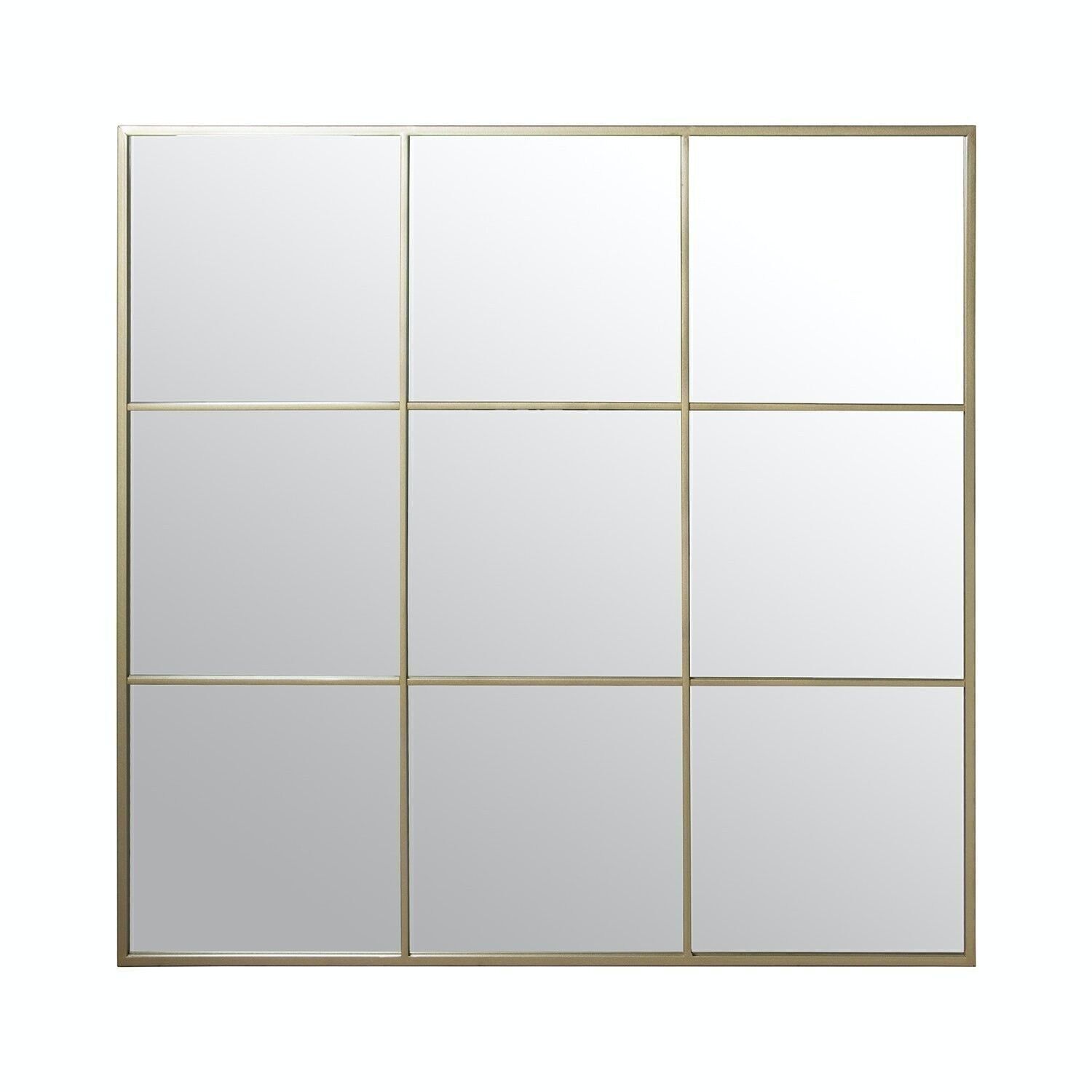 GOLDMETALLSPIEGEL 120X120 CM. FENSTER _120X2X120CM LL71859