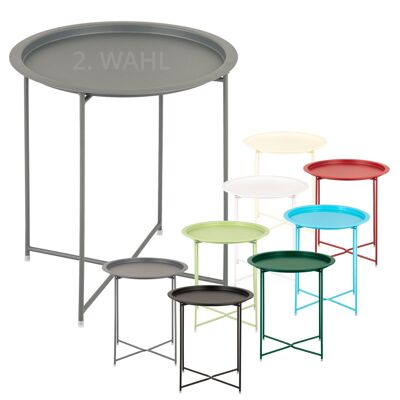Side table Ø 47 H 51 2nd choice garden table balcony table patio table round Alberta metal small ver