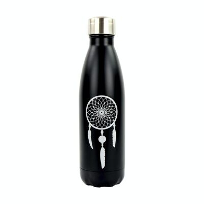 Insulated bottle 500 ml - Dreamcatcher - Black