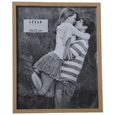 PORTE PHOTO BOIS 20X25CM EXT:21.8X26.8X2CM, DM+PAPIER LL78598