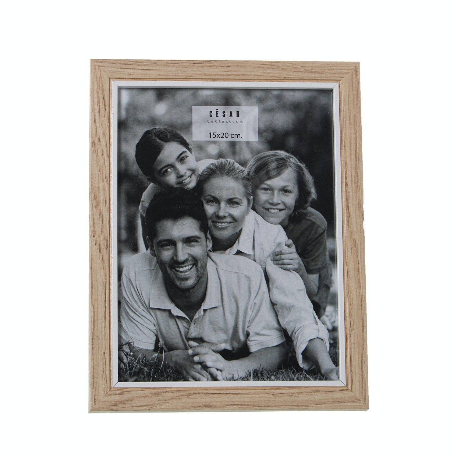 FOTOHALTER AUS HOLZ 15X20CM EXT:18,6X23,6X1,5, DM+PAPIER LL78615
