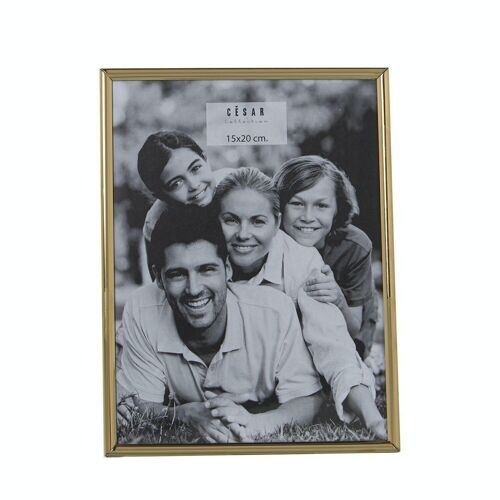 PORTAFOTOS 15X20CM ACERO INOXIDABLE EXT:16,4X21,4X1CM LL78646