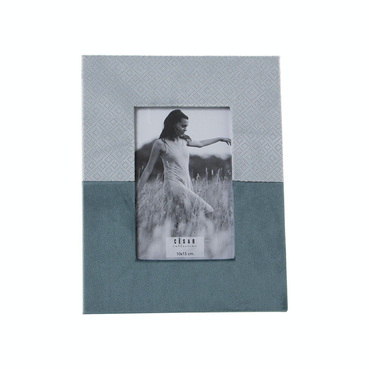 PORTAFOTOS MADERA 10X15CM C/TERCIOPELO 2 COLORES EXT:19X24X1,2CM, MADERA:DM LL78665