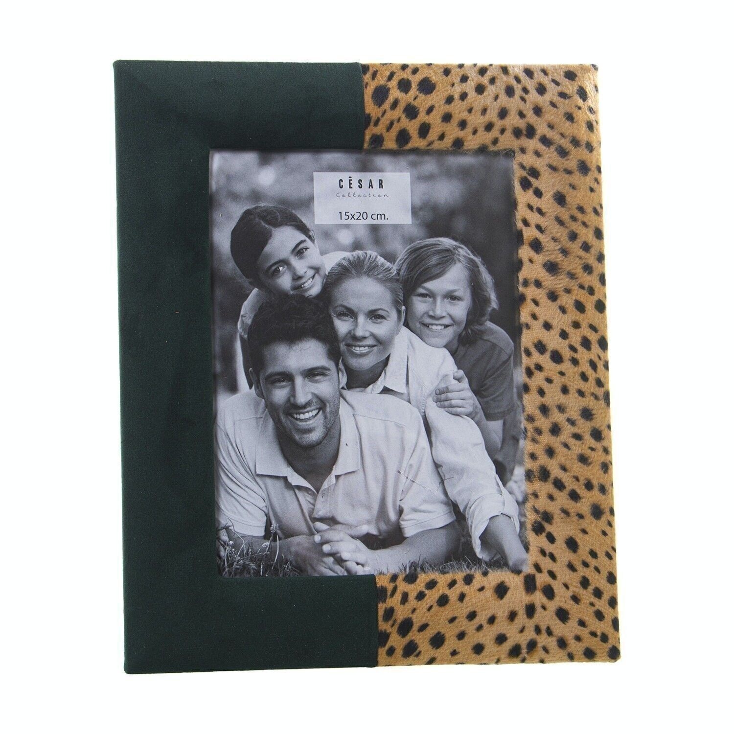 FOTOHALTER AUS HOLZ 15X20CM MIT SAMT 2 FARBEN AUSSEN: 22,6X27,6X1,2CM, HOLZ: DM LL78668