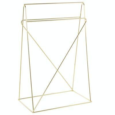 SUPPORTO DA TAVOLO IN METALLO DORATO 49X30,5X74CM LL80016