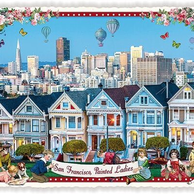 Edición de EE. UU. - San Francisco, Painted Ladies (SKU: PK1020)