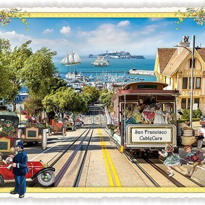 USA-Edition - San Francisco, Cable Cars (SKU: PK1019)