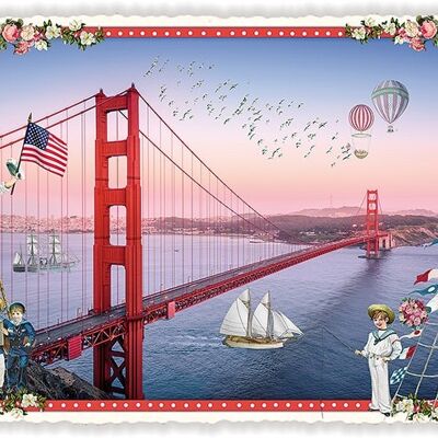 Édition USA - San Francisco, Golden Gate Bridge (SKU: PK1017)