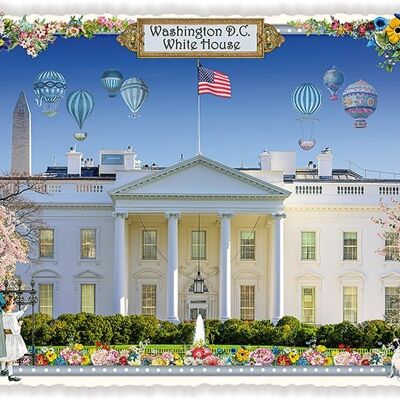 Édition USA - Washington D.C., La Maison Blanche (SKU : PK1012)