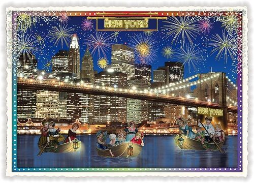 USA-Edition - New York, Skyline - Brooklyn Bridge 2 (SKU: PK1008)