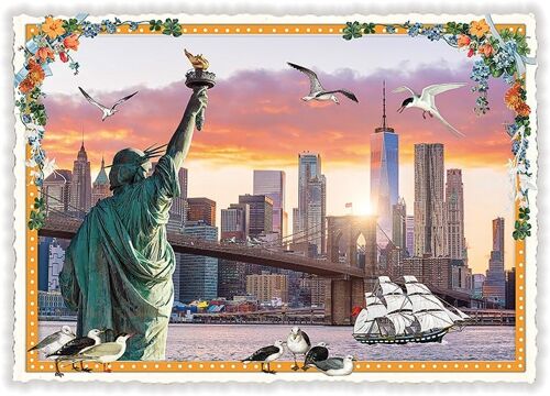 USA-Edition - New York, Skyline - Brooklyn Bridge 1 (SKU: PK1003)