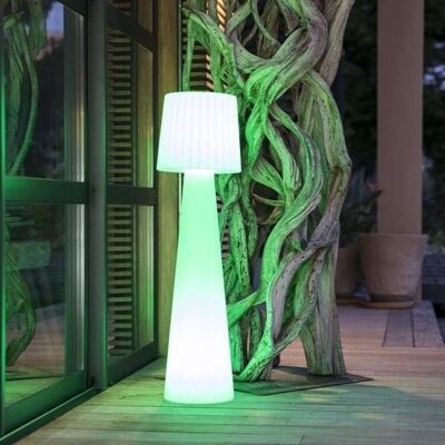 Lámpara de pie inalámbrica LED multicolor LADY H110cm