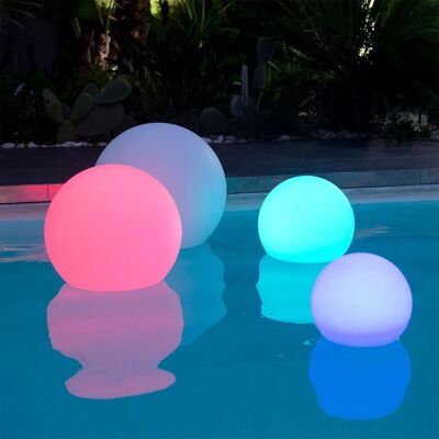 BOBBY sfera luminosa galleggiante senza fili multicolore ∅50cm
